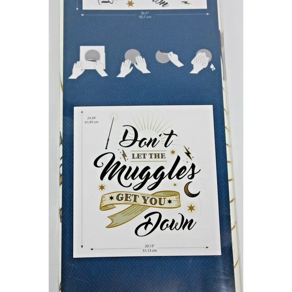Harry Potter Don't Let The Muggles Get You Down‎ Wall Decals RoomMates 7 Pack